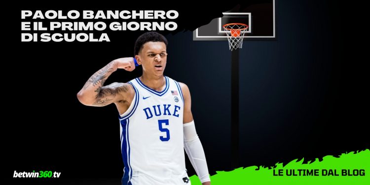 Paolo Banchero e il primo giorno di scuola