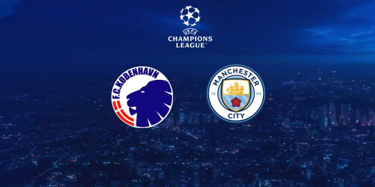 City nella fredda serata di Copenaghen