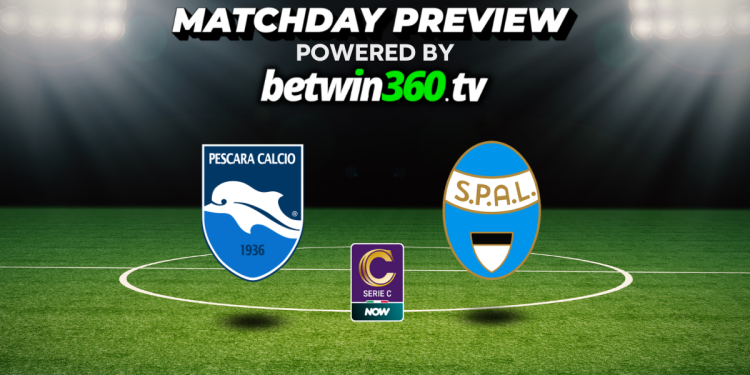 Pescara-Spal alle 17:30 di domani sera