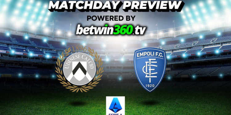 Domenica 16 gennaio alle 15:00 al BlueEnergy Stadium di Udine arriva l'Empoli