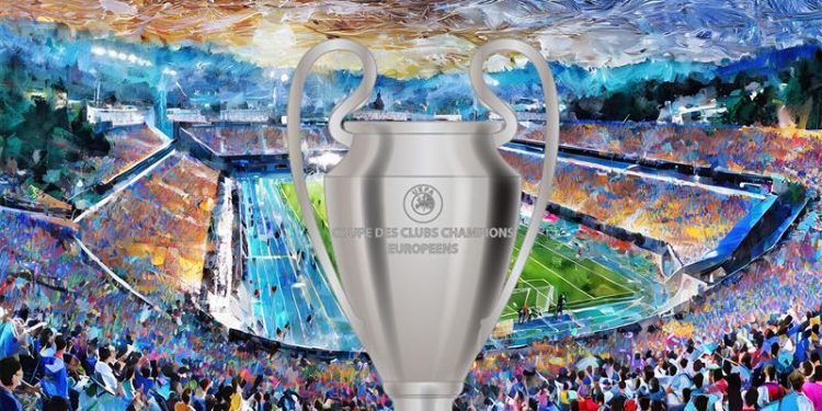Inter e Atalanta in campo in Uefa Champions League