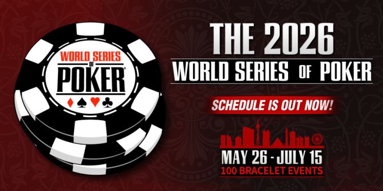 WSOP 2026: svelato il programma ufficiale, 100 bracciali in palio a Las Vegas