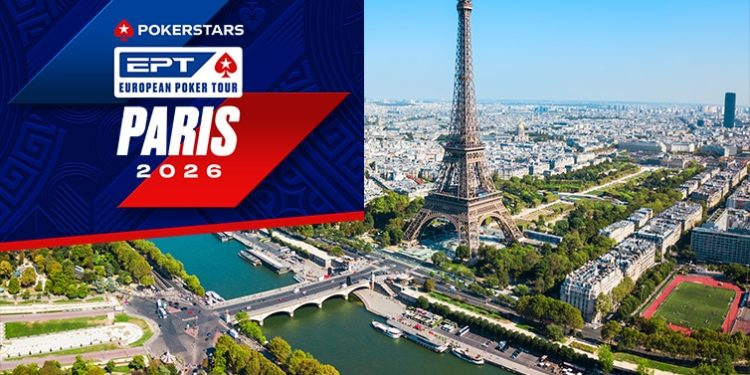 EPT Parigi 2026 al via: 498 ingressi nel PokerStars Open, Bradley guida il 10k Mystery Bounty